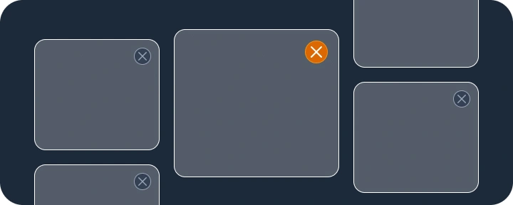 Pop-up ads hiding content